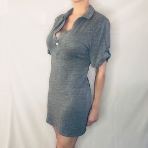 James Perse Gray Tshirt Dress